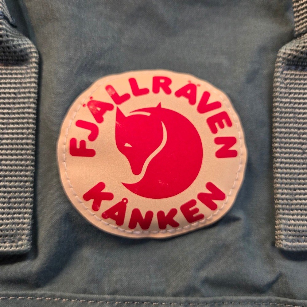 Fjallraven Kanken Classic Backpack Slate Blue Sage Green Everyday Bag Functional - Picture 3 of 16